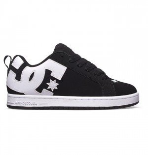 DC Shoes Court Graffik Essentials Férfi Fekete | 89ISLGRUT