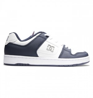 DC Shoes Manteca 4 Skate Deszkás Cipő Férfi Sötétkék Fehér | 16RFXWAEZ