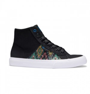 DC Shoes Manual HI High-Top LE Canvas Sportcipő Női Kék | 29WIDUXTB