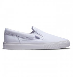 DC Shoes Manual Slip-On Slip Ons Férfi Fehér | 54LWHOXMI