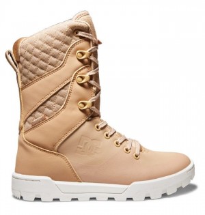 DC Shoes Nadene High Leg Winter Boots Téli Bakancs Női Barna | 15KVXZPYT