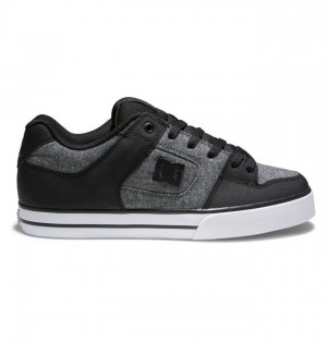 DC Shoes Pure Essentials Férfi Fekete Fekete | 24WAKGNHS