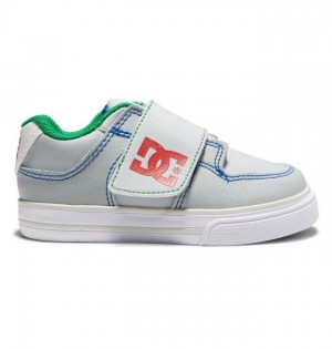 DC Shoes Toddler's Pure Pure Gyerek Szürke Szürke Piros | 82OLURHCQ