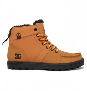 DC Shoes Woodland Winter Boots Téli Bakancs Férfi Barna | 73UIHYBGT