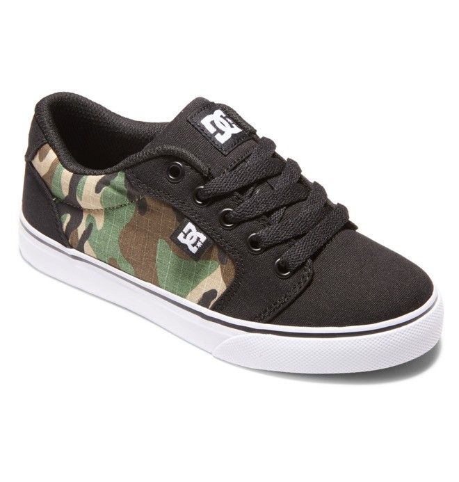 DC Shoes Anvil Anvil Gyerek Fekete Camo | 84RFZANTO