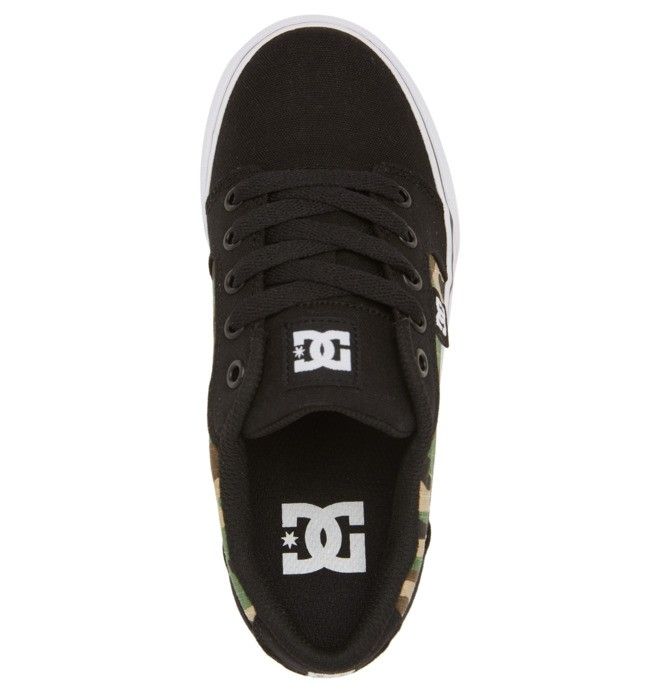 DC Shoes Anvil Anvil Gyerek Fekete Camo | 84RFZANTO