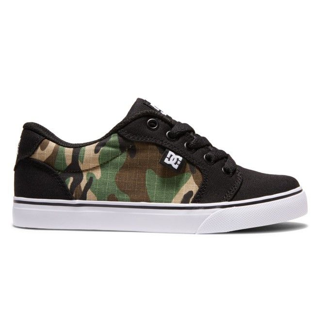 DC Shoes Anvil Anvil Gyerek Fekete Camo | 84RFZANTO