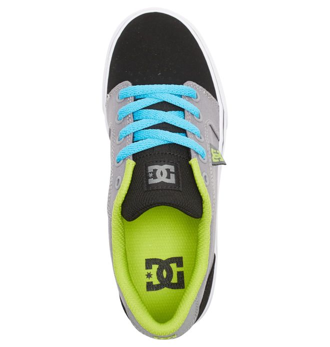 DC Shoes Anvil Anvil Gyerek Szürke Fekete | 56INJVFOW