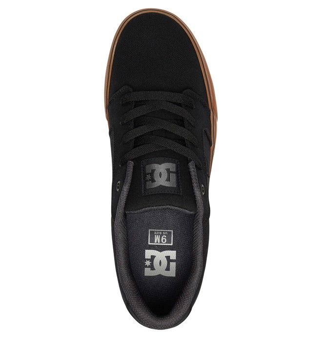 DC Shoes Anvil Canvas Essentials Férfi Fekete | 39ZWXOYGC