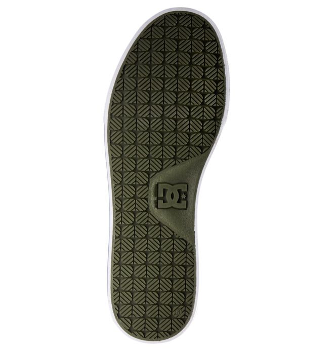 DC Shoes Anvil Canvas Essentials Férfi Olivazöld Fehér | 01EBWORMA