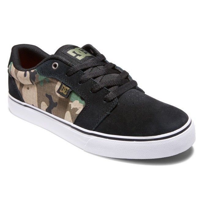 DC Shoes Anvil Essentials Férfi Fekete Camo | 79IGMWTZO