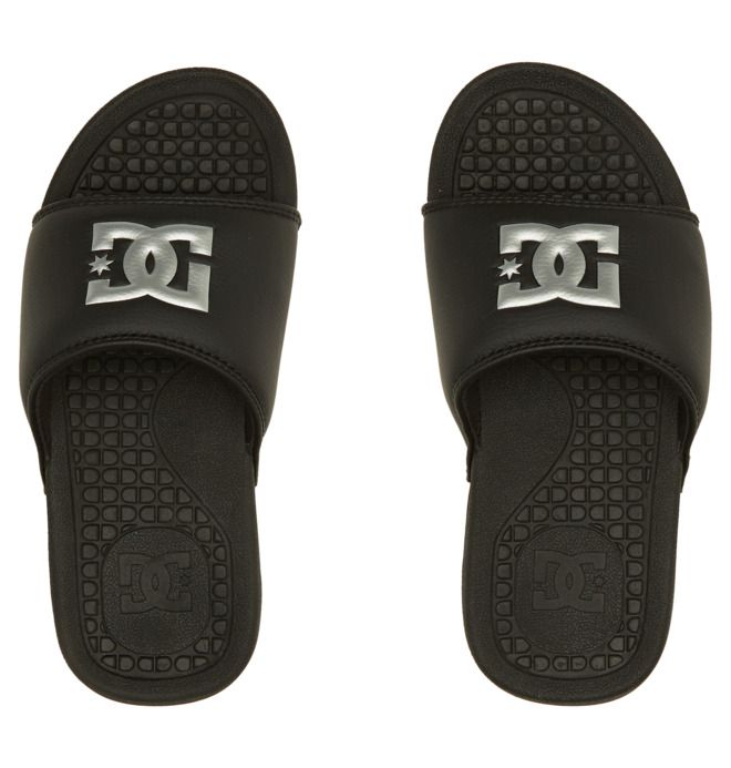 DC Shoes Bolsa Sandals Papucs Női Fekete Titán Fekete | 35YQPDLWJ