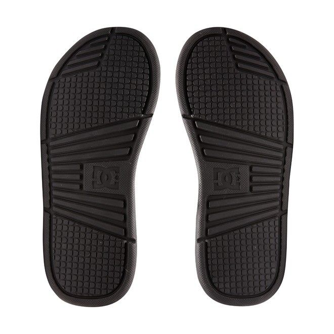 DC Shoes Bolsa Sandals Papucs Női Fekete Fehér | 06HWTFBKR