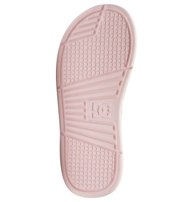 DC Shoes Bolsa Sandals Papucs Női Rózsaszín Rózsaszín | 51NEWGFDH