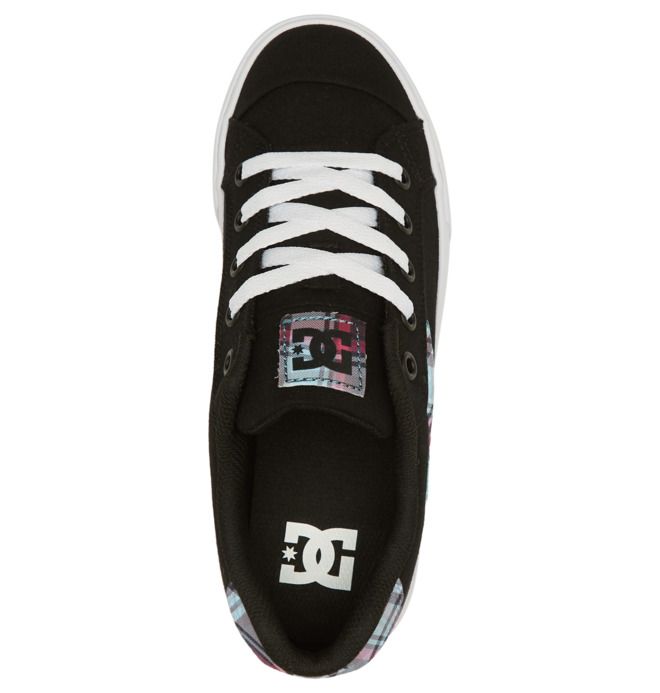 DC Shoes Chelsea Sportcipő Női Fekete Fehér | 25PWEXKGF