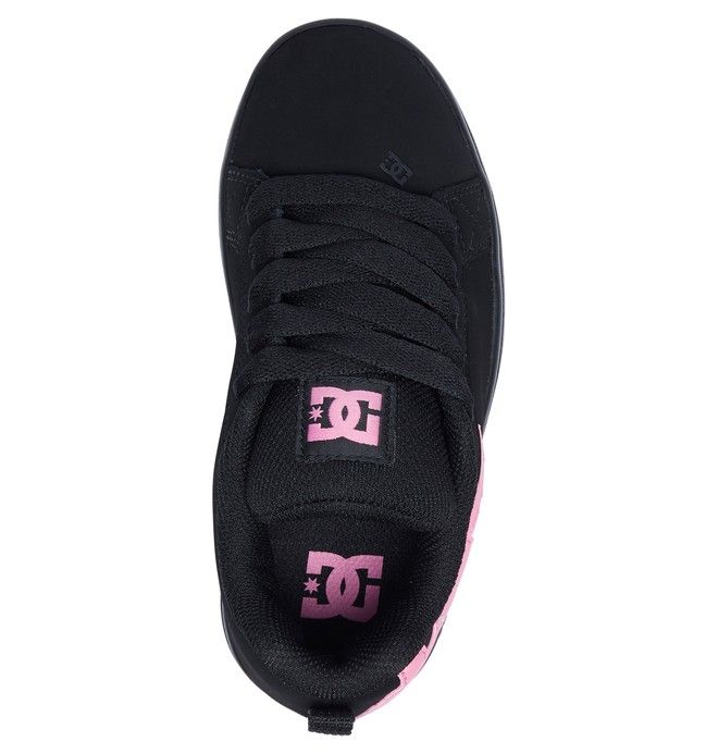 DC Shoes Court Graffik Court Graffik Gyerek Fekete Rózsaszín | 63NBREHVO