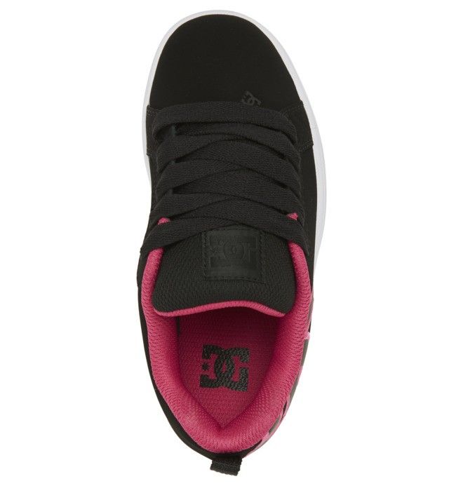 DC Shoes Court Graffik Court Graffik Gyerek Fekete Rózsaszín | 48APJKNDF