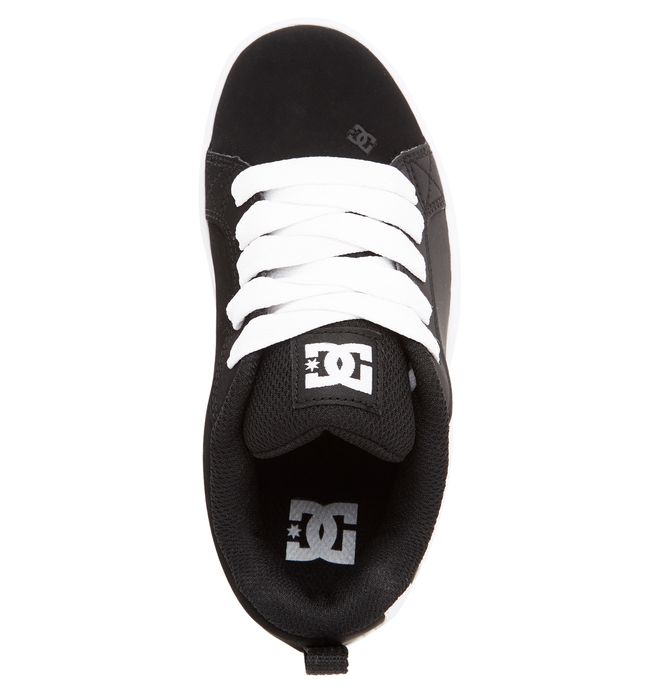 DC Shoes Court Graffik Court Graffik Gyerek Fekete Fehér | 19KCENHLJ