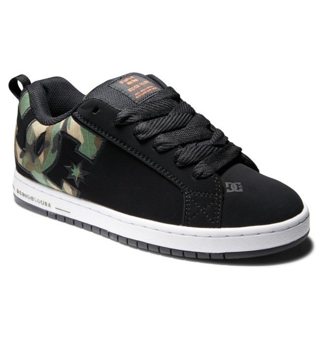 DC Shoes Court Graffik Essentials Férfi Fekete | 61DWFMLCH