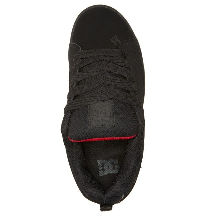 DC Shoes Court Graffik Essentials Férfi Fekete Piros | 38TFJWNDS