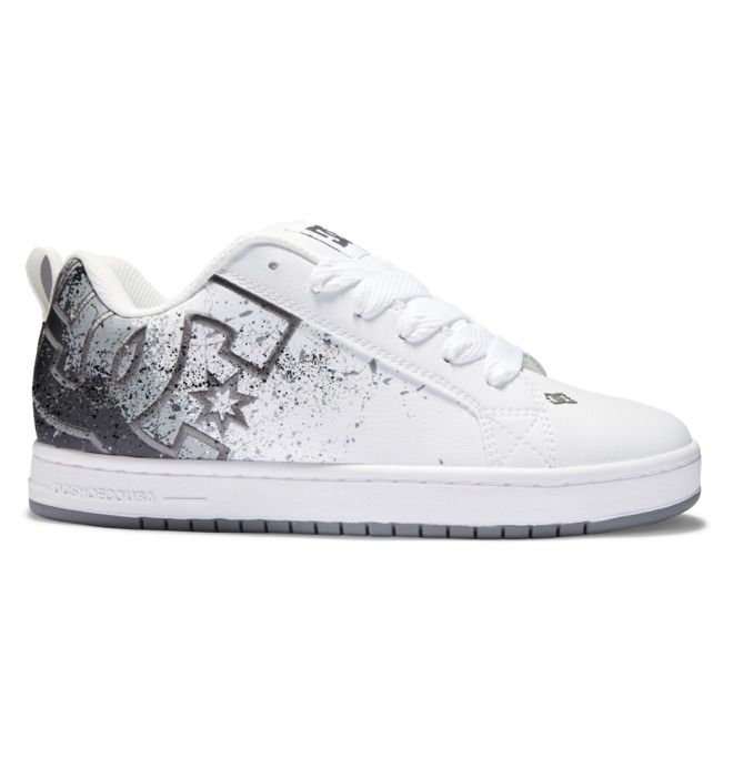 DC Shoes Court Graffik Essentials Férfi Fehér | 32PSBCWMQ