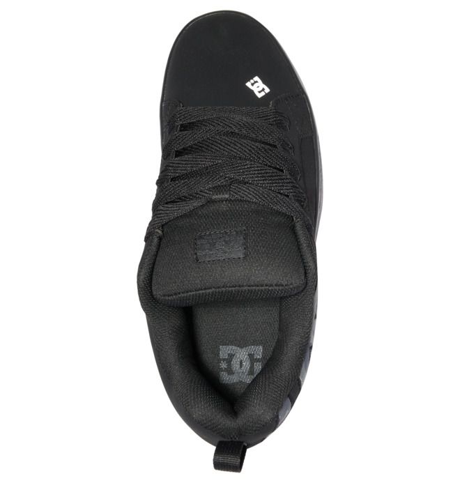 DC Shoes Court Graffik Essentials Férfi Fekete Fekete Fekete | 23BXQHARI