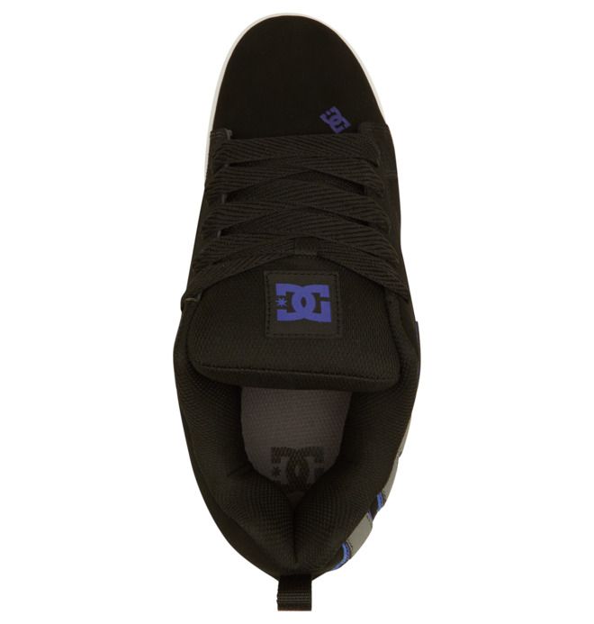 DC Shoes Court Graffik Essentials Férfi Fekete Kék Szürke | 82YZERADH