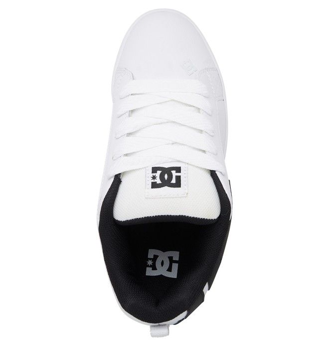 DC Shoes Court Graffik Sportcipő Férfi Fehér Fekete Fekete | 60PTIAUED