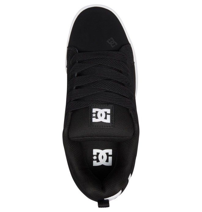 DC Shoes Court Graffik Sportcipő Férfi Fekete Fehér Fekete | 42OLRXZCF