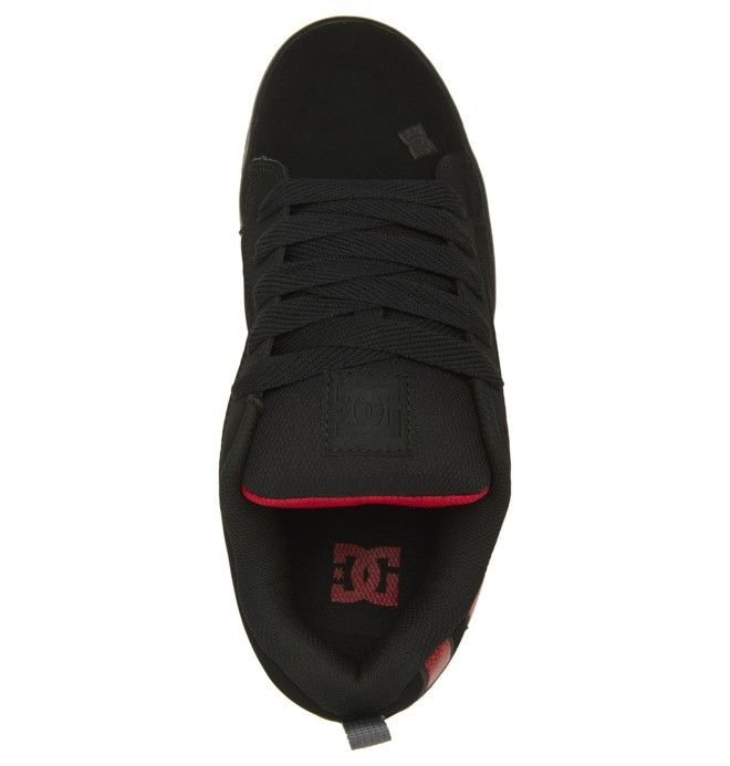 DC Shoes Court Graffik Sportcipő Férfi Fekete Piros | 07YMNCKFW