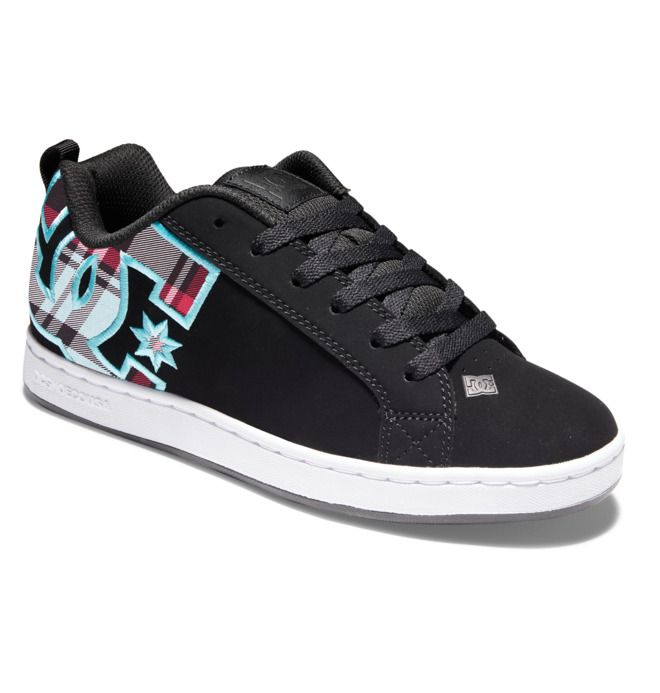 DC Shoes Court Graffik Sportcipő Női Fekete Kék | 50SWHKITQ