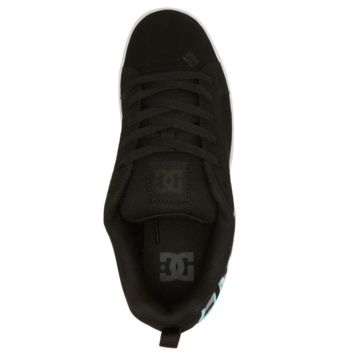 DC Shoes Court Graffik Sportcipő Női Fekete Kék | 50SWHKITQ