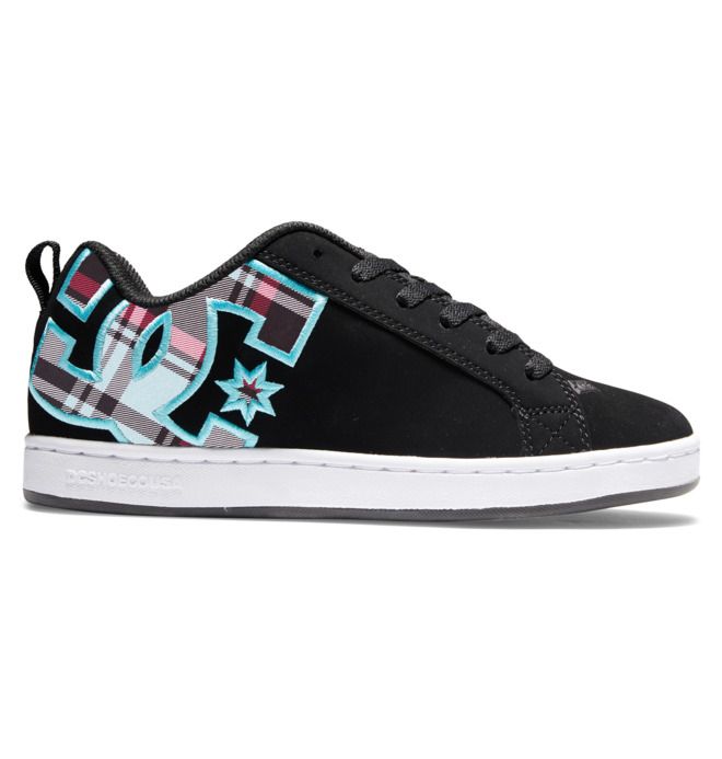 DC Shoes Court Graffik Sportcipő Női Fekete Kék | 50SWHKITQ