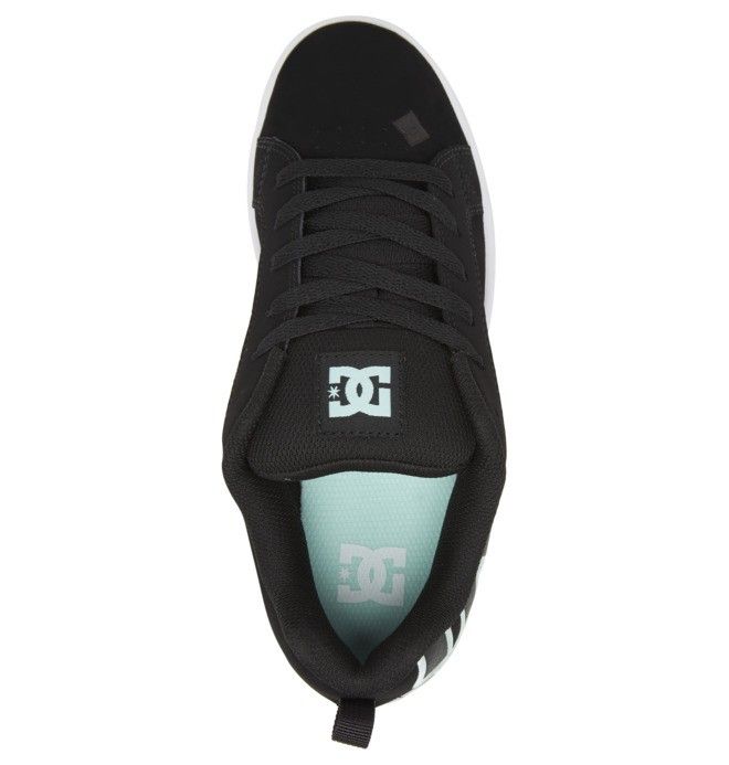 DC Shoes Court Graffik Sportcipő Női Fekete Zöld | 81YXAUFIV