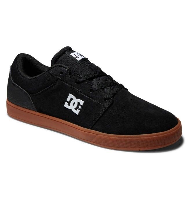 DC Shoes Crisis 2 Suede Deszkás Cipő Férfi Fekete | 70DJRSQIX