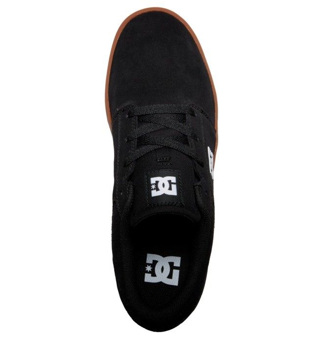 DC Shoes Crisis 2 Suede Deszkás Cipő Férfi Fekete | 70DJRSQIX