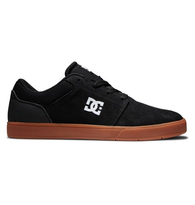 DC Shoes Crisis 2 Suede Deszkás Cipő Férfi Fekete | 70DJRSQIX