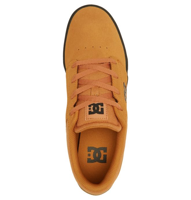 DC Shoes Crisis 2 Suede Deszkás Cipő Férfi Barna Fekete | 68RKOJDHM