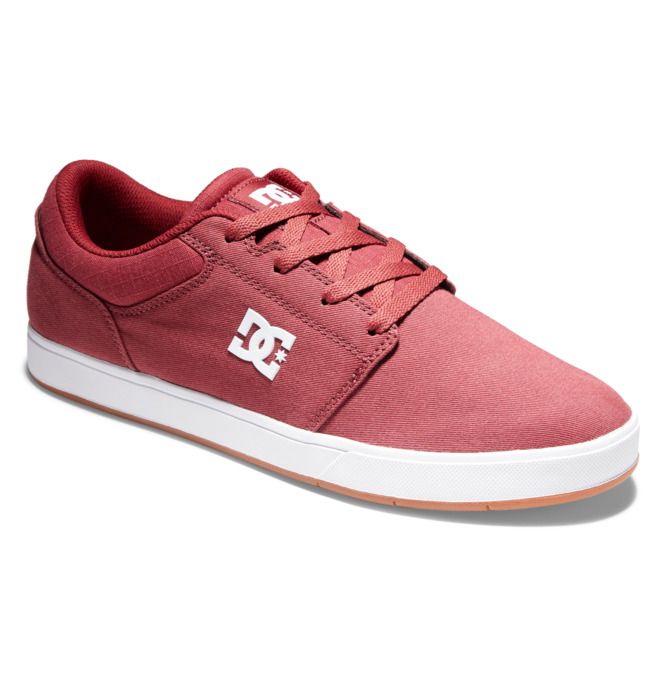 DC Shoes Crisis 2 Suede Deszkás Cipő Férfi Piros | 28GZLVARO