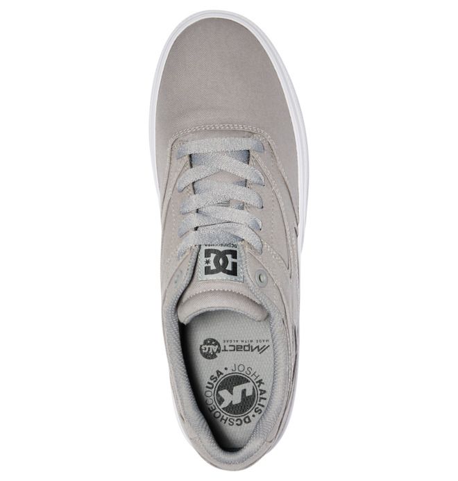 DC Shoes Kalis Vulc Deszkás Cipő Férfi Szürke | 69PAZBDXN