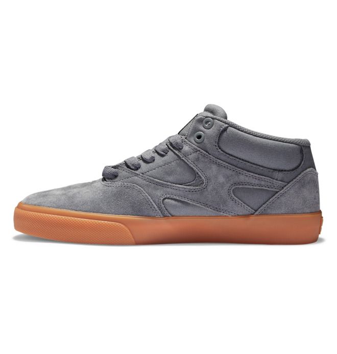 DC Shoes Kalis Vulc MID Mid-Top Deszkás Cipő Férfi Szürke | 56BYRPVSQ