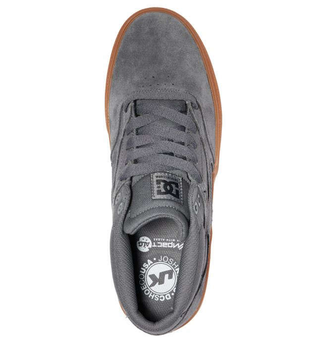 DC Shoes Kalis Vulc MID Mid-Top Deszkás Cipő Férfi Szürke | 56BYRPVSQ