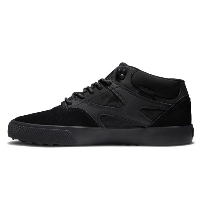 DC Shoes Kalis Vulc MID Mid-Top Winterized Téli Bakancs Férfi Fekete Fekete Fekete | 19YXMDROF