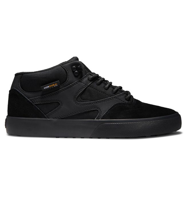 DC Shoes Kalis Vulc MID Mid-Top Winterized Téli Bakancs Férfi Fekete Fekete Fekete | 19YXMDROF