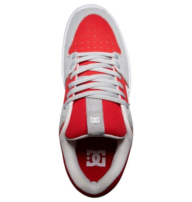 DC Shoes Lynx Zero Deszkás Cipő Férfi Szürke Piros | 63FREWUVS