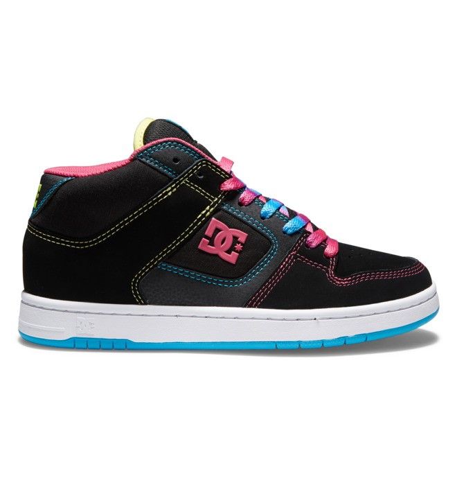 DC Shoes Manteca 4 MID Mid-Top Sportcipő Női Fekete Színes | 09PGOKTWC