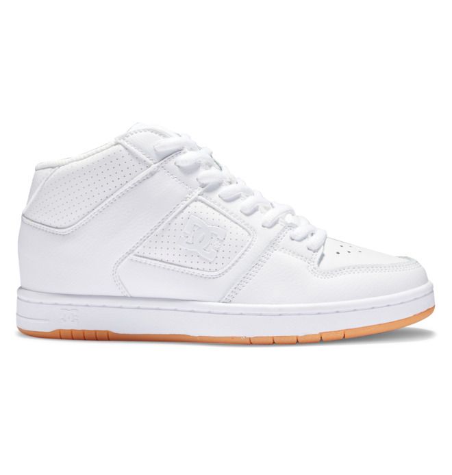 DC Shoes Manteca 4 MID Mid-Top Sportcipő Női Fehér | 05DNUAQMF