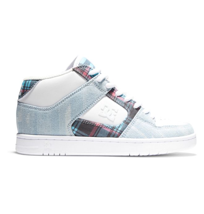 DC Shoes Manteca 4 MID Mid-Top Sportcipő Női Fehér | 78OIMSRTW