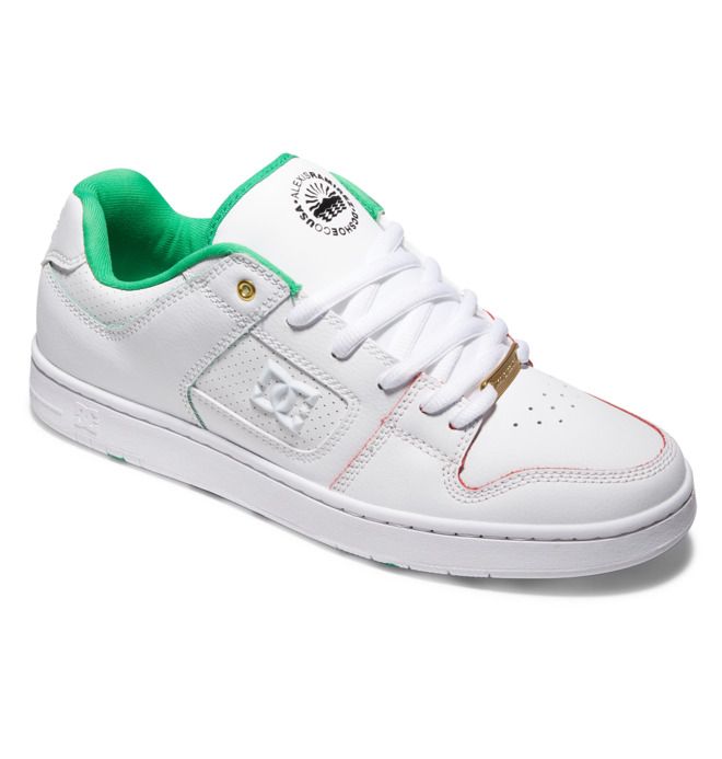 DC Shoes Manteca 4 S Alexis Ramirez Deszkás Cipő Férfi Fehér Piros | 19GSEIHON