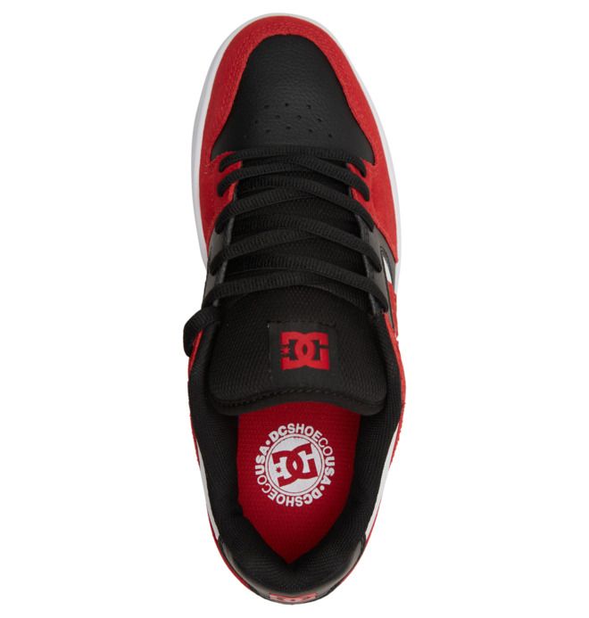 DC Shoes Manteca 4 Skate Deszkás Cipő Férfi Piros Fekete Fehér | 43ZEYKLAH